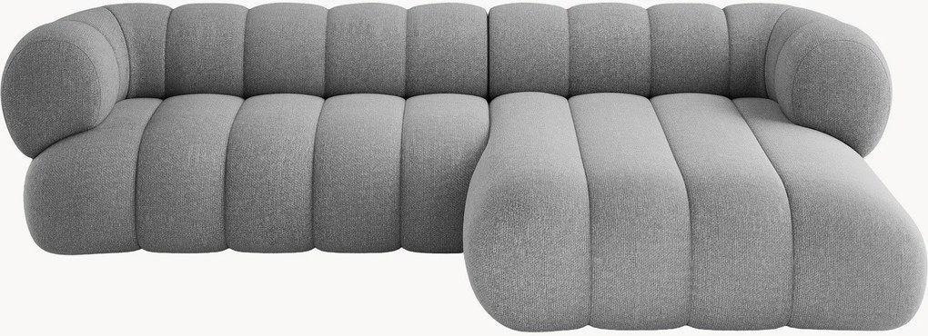 Divano angolare 5 posti in ciniglia Koge