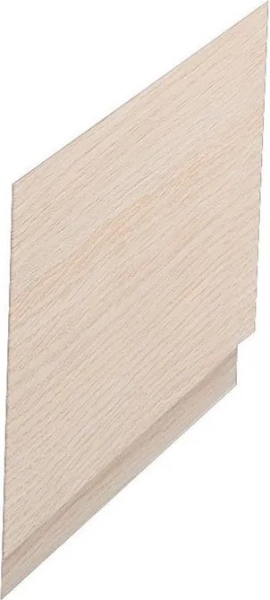 Pannello di rivestimento vasca Amea installazione a parete mdf rovere sbiancato L 80 x H 80 cm