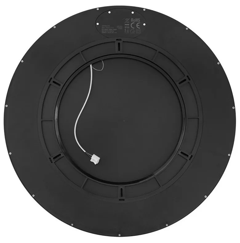 Plafoniera LED Rotonda 50W Slim CCT Bianco Variabile Ø600mm, IP20 - Nera Colore Bianco Variabile CCT