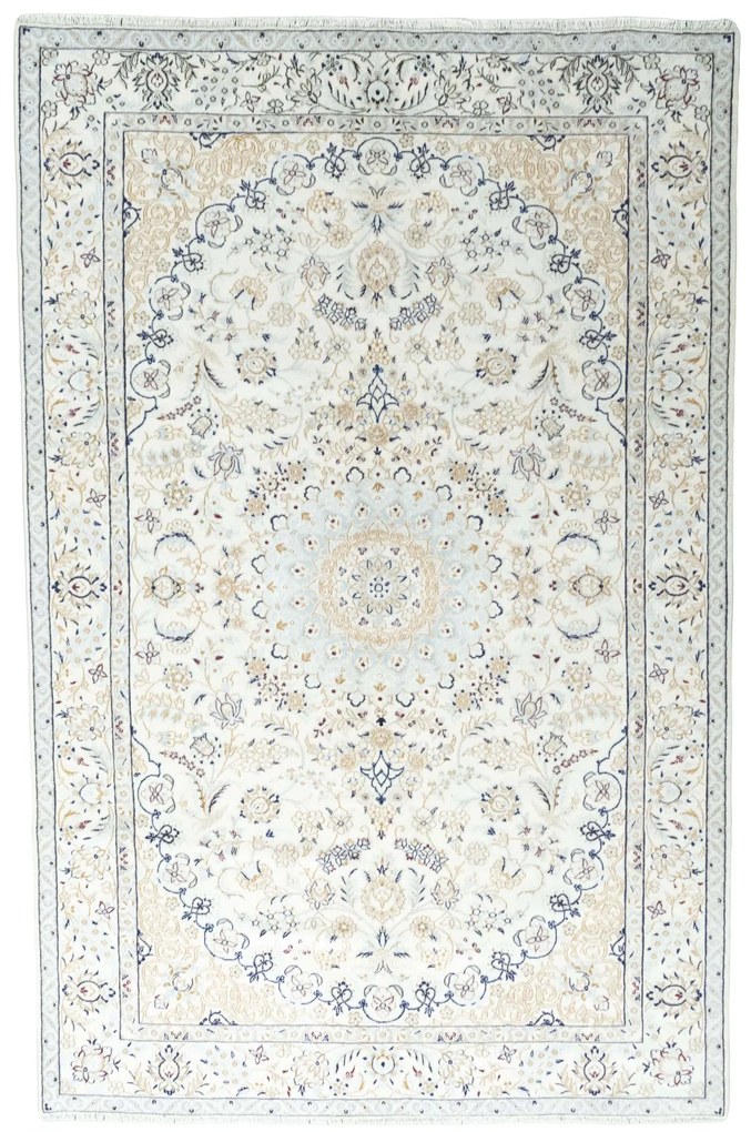 Nain Tappeto 300 x 190 Beige (Iran) Annodato A Mano