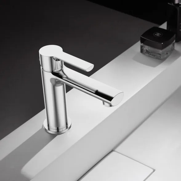 Rubinetto Miscelatore Per Lavabo In Ottone Cromato Tati Karag