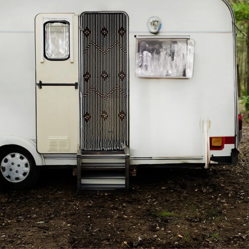 Tenda di colore naturale in bambù alla porta 90x200 cm – Maximex