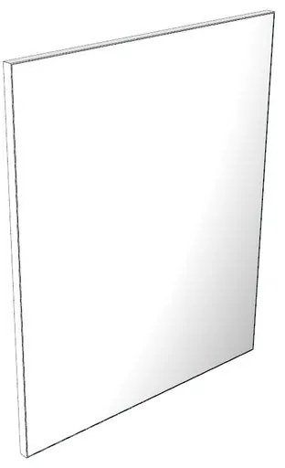 Specchio quadra rettangolare 95 x 112.5 cm