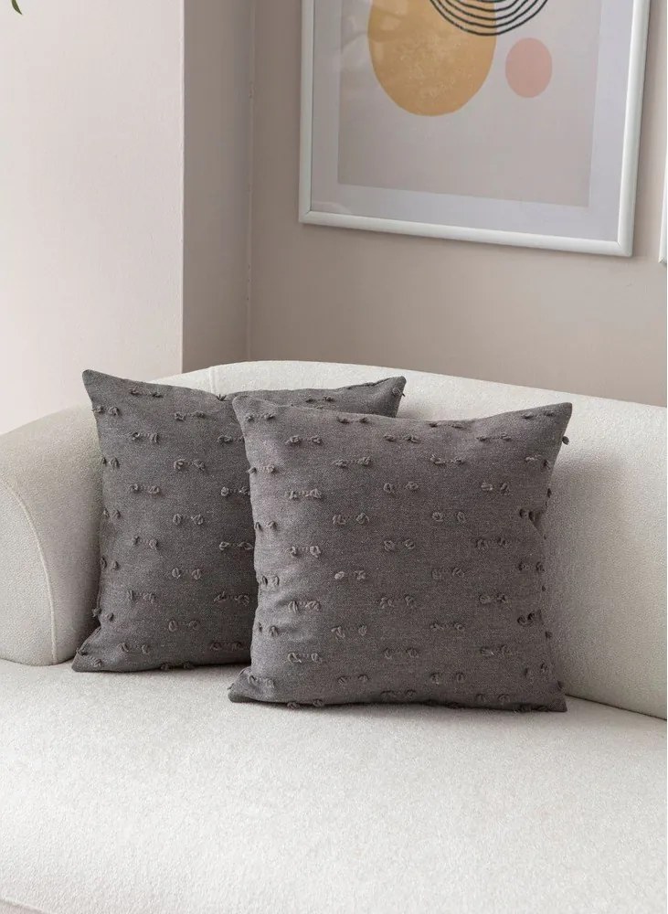 Federe decorative in set 2 pz 43x43 cm Tuffet – Mioli Decor
