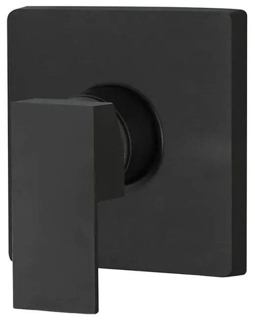 Set miscelatori nero opaco lavabo bidet e doccia a incasso Kubo