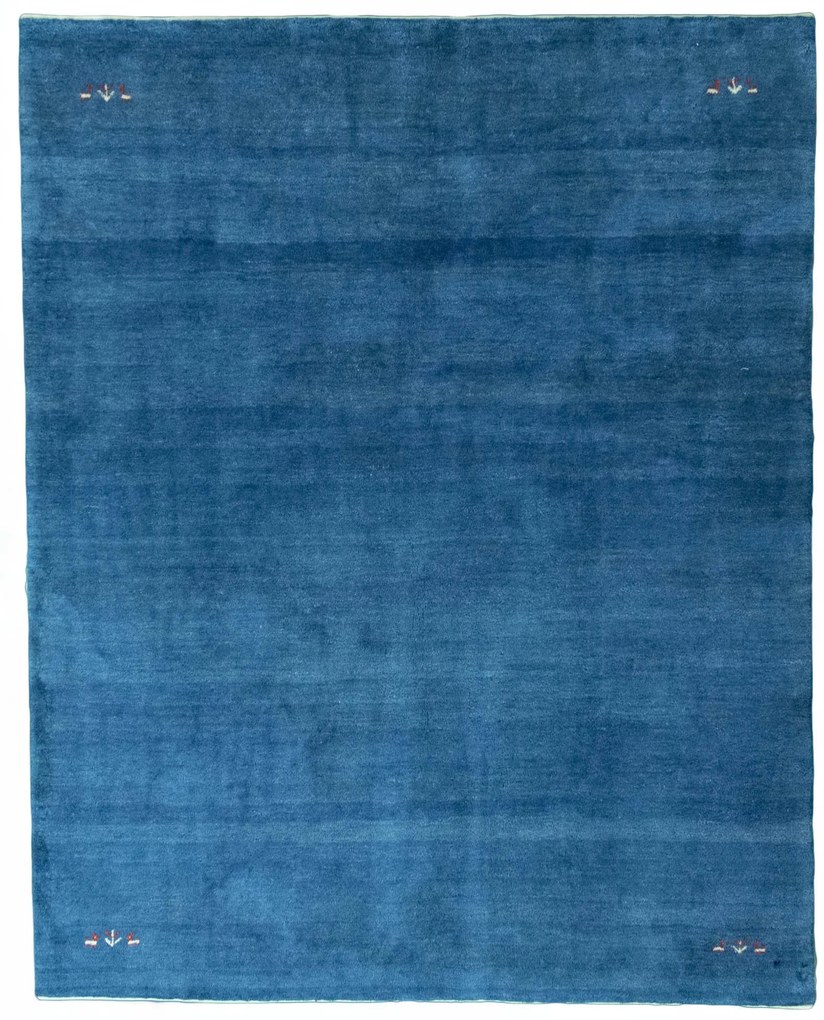 Gabbeh Tappeto 200 x 250 Blu (Iran) Annodato A Mano