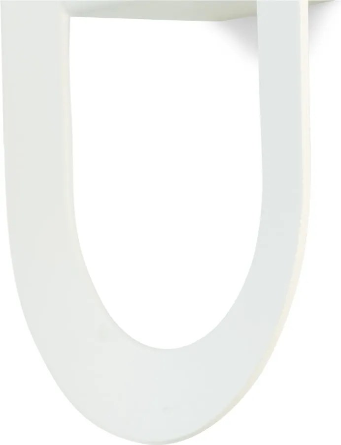 Gancio da parete bianco in acciaio Coucou – Spinder Design