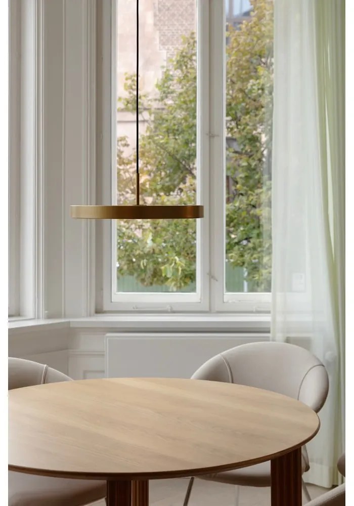 Lampada a sospensione a LED in oro con paralume in metallo ø 43 cm Asteria Medium - UMAGE