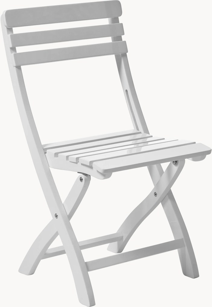 Sedia da giardino pieghevole in legno di mogano Clarish