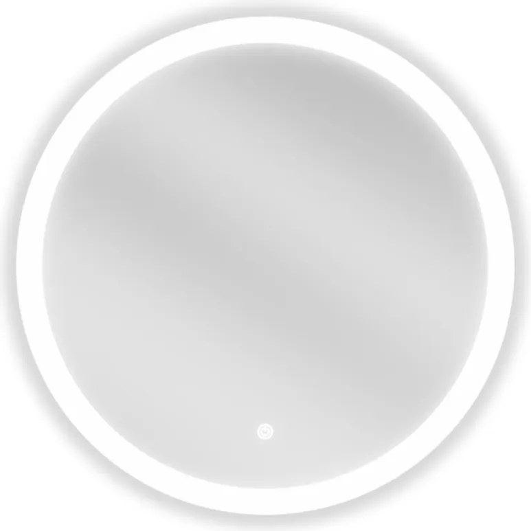 Mexen Oro specchio da bagno retroilluminato, rotondo 60 cm, LED 6000K, antiappannamento - 9824-060-060-611-00