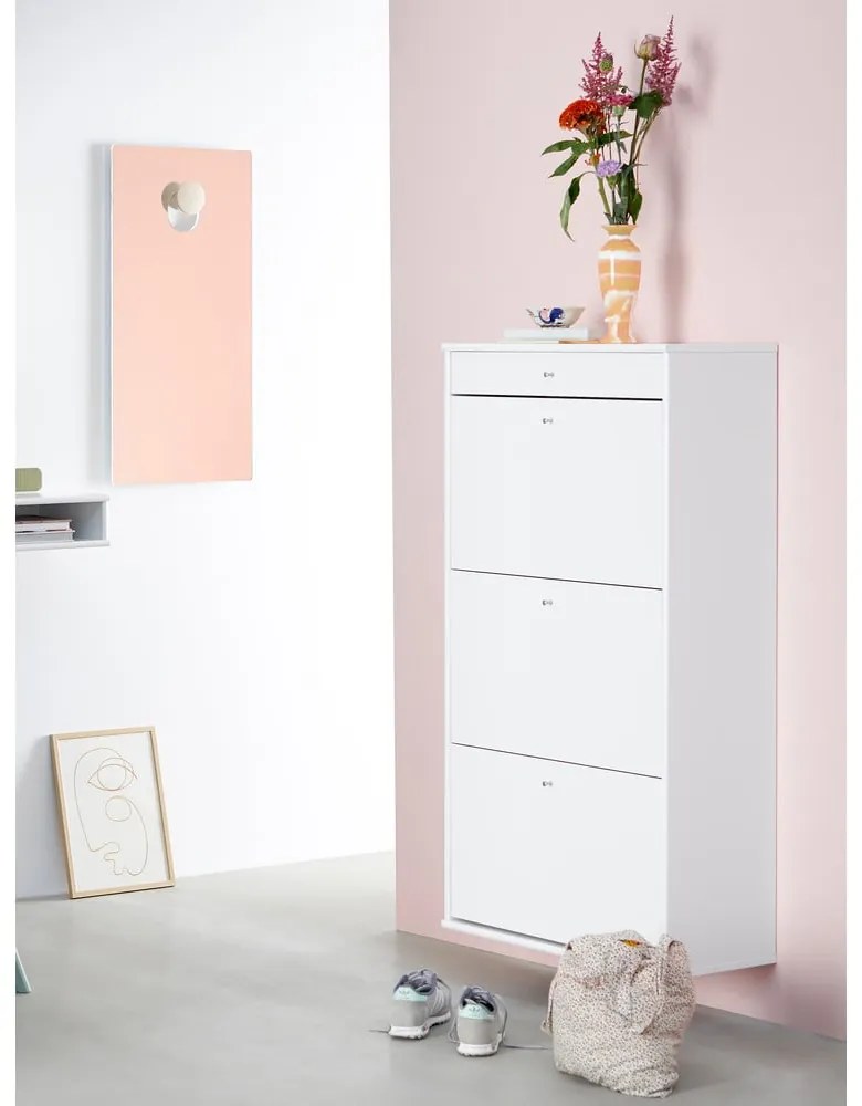 Scarpiera bianca Bianco Mistral - Hammel Furniture