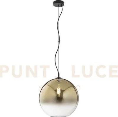 Lampadario a sospensione marte oro in vetro 1 luce attacco e27 35x1...