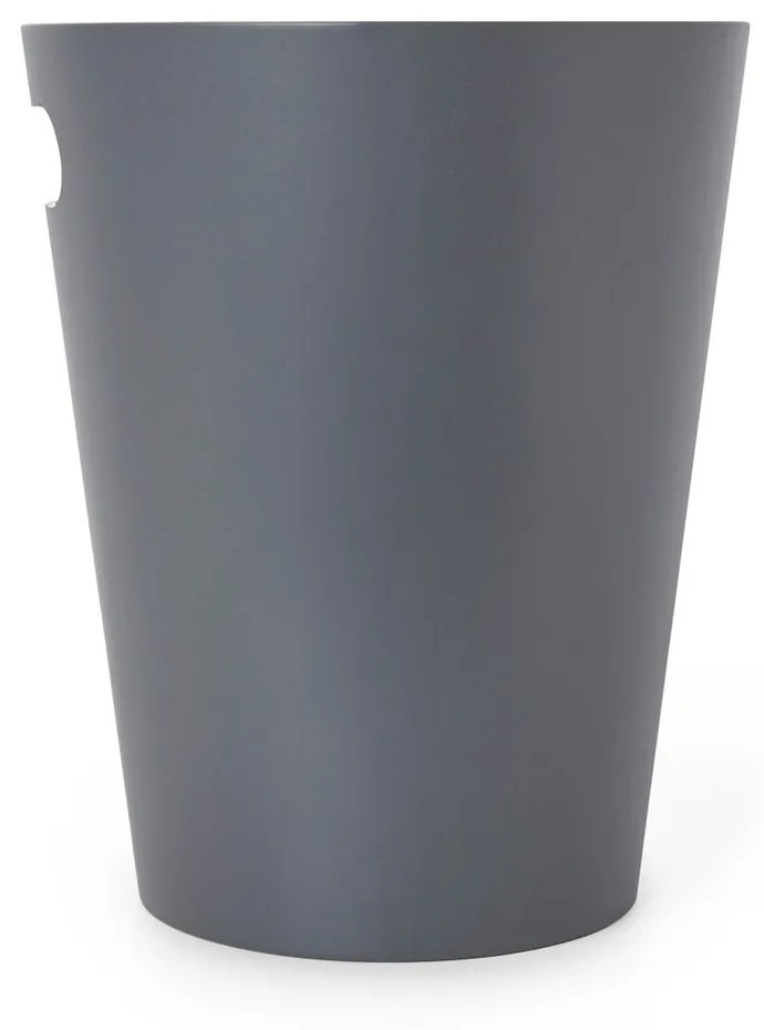 Cestino in legno grigio scuro da 7,5 l Woodrow - Umbra