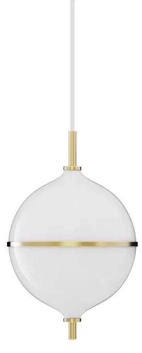 Rebello Decor - Eternal Moonlight Lampada a Sospensione Medium Coated Brass/Opal/White Rebello