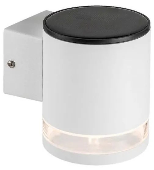 Lampada solare da parete LED 1W 3,7V 3000K IP54 1200mAh bianco