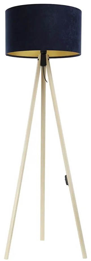 Lampada da terra STANDART 1xE27/60W/230V blu/beige