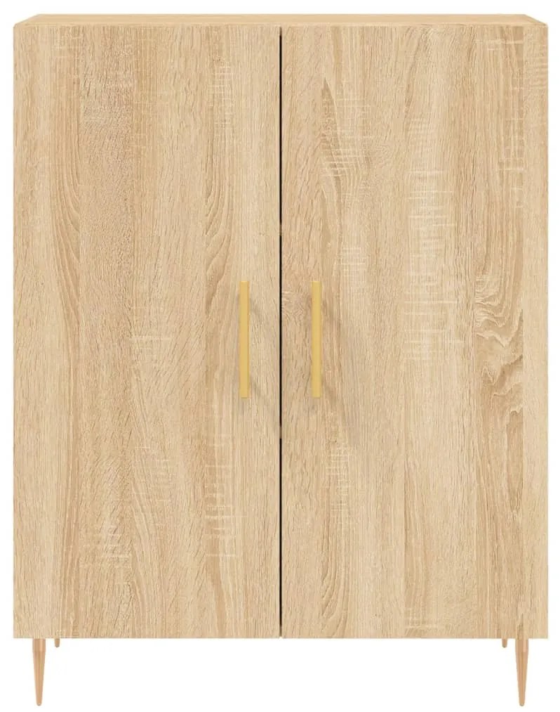 Credenza rovere sonoma 69,5x34x90 cm in legno multistrato