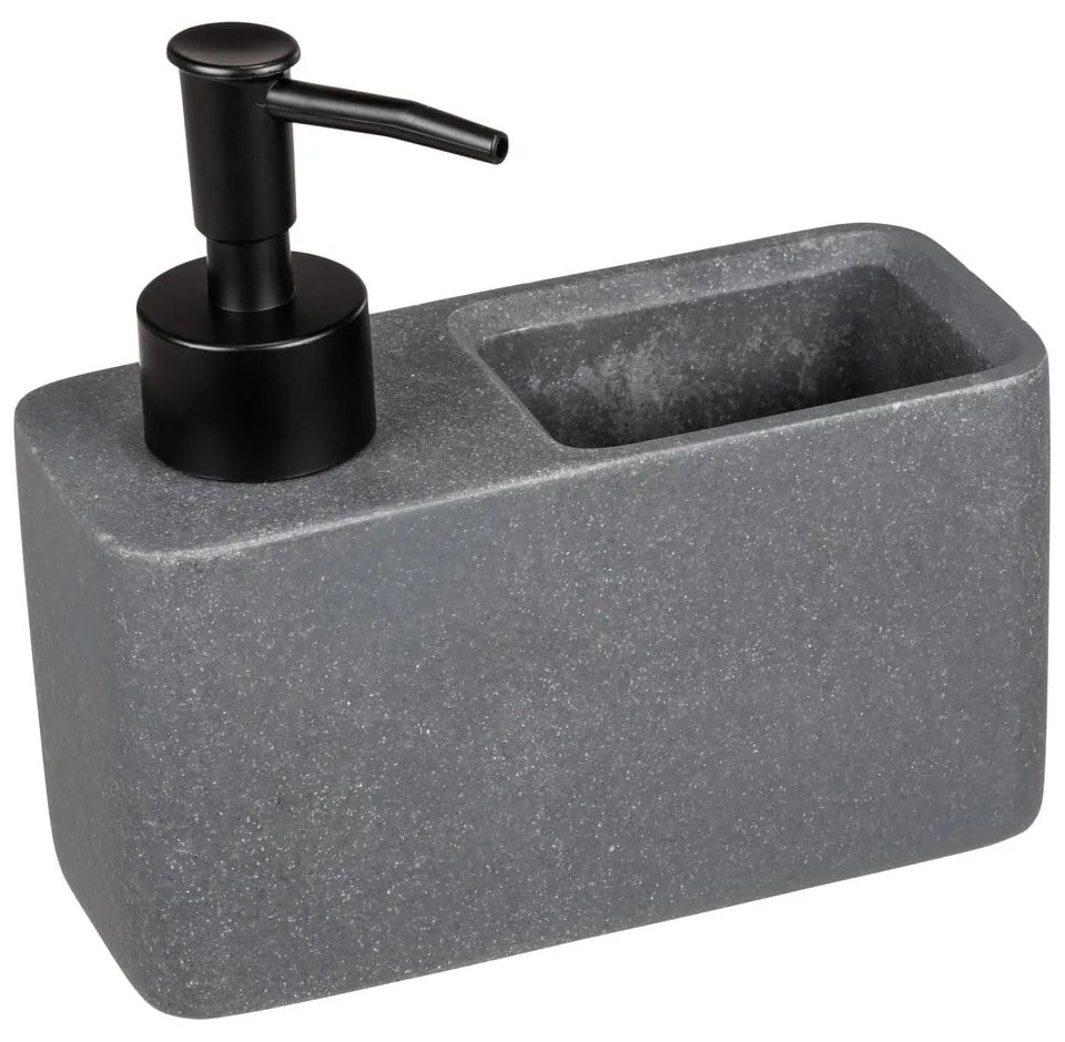 Dispenser di sapone grigio in poliresina 0,15 l Woya - Wenko