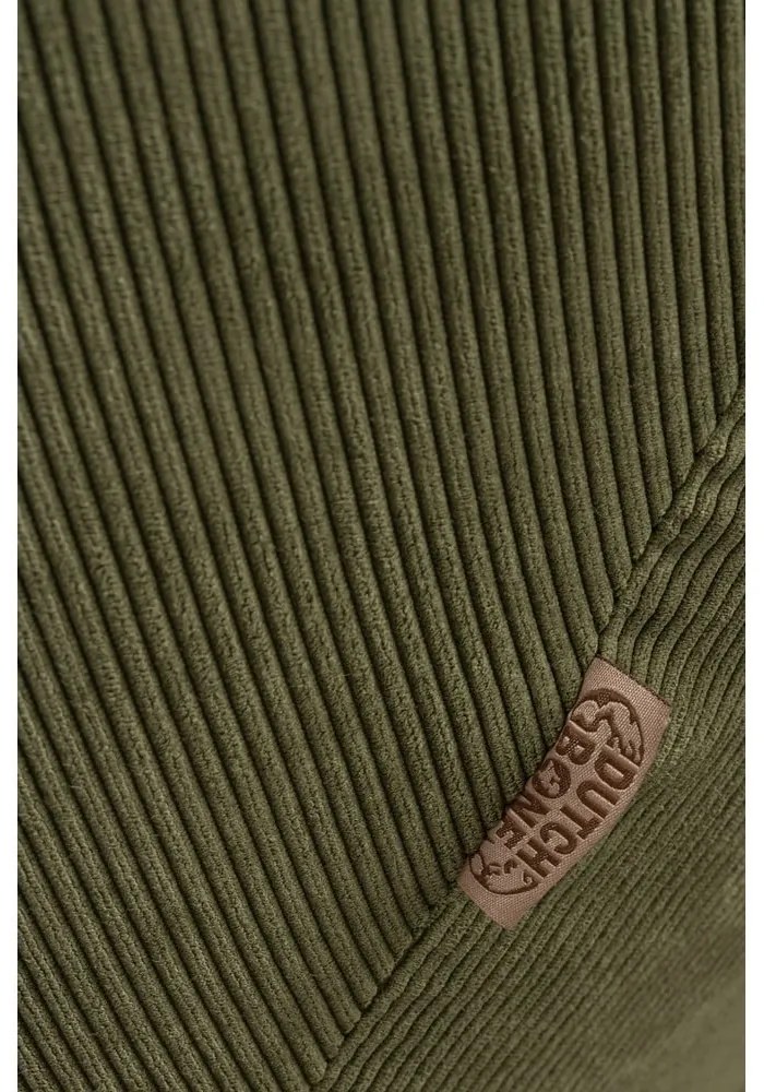 Poltrona in velluto verde Vince - Dutchbone