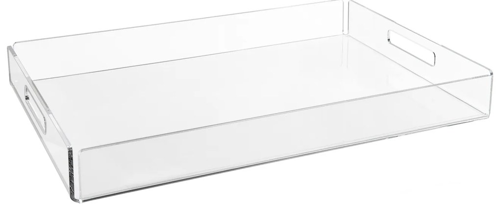 Vassoio Bon Ton 45,5x5x32 cm trasparente Iplex