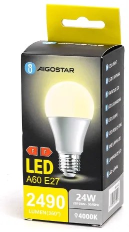Lampadina LED A60 E27/24W/230V 4000K - Aigostar