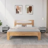 Comodini 2 pz Grigio Sonoma 50x46x50 cm in Legno Multistrato 819545