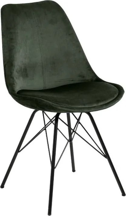 Sedia da pranzo verde scuro Eris - Actona