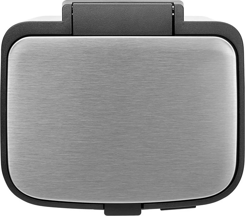 Cestino per la spazzatura color argento opaco in acciaio con pedale 4 l Bo – Brabantia