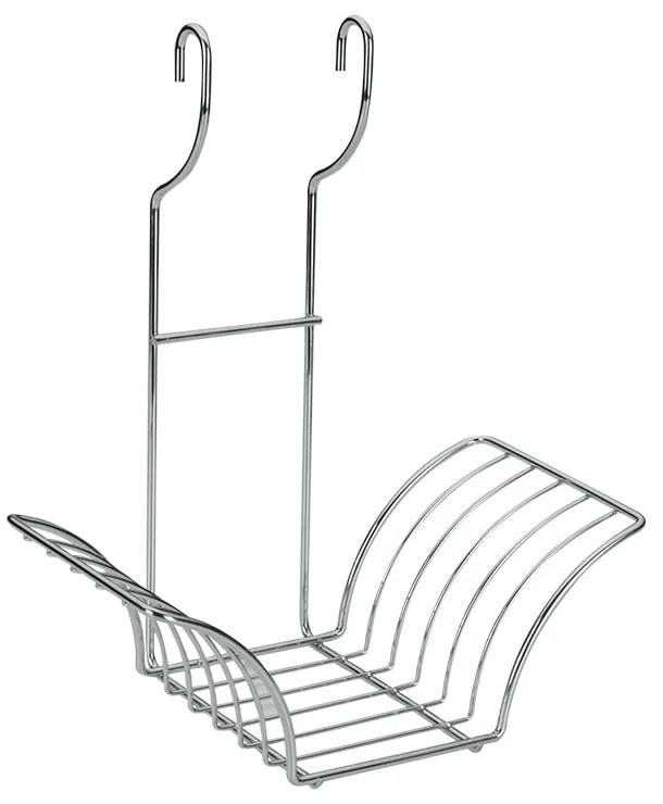 Supporto da appendere per coperchi in acciaio cromato Lonardo - Metaltex