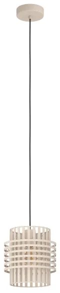Eglo 390146 - Lampadario a sospensione con filo OLTAMAR 1xE27/40W/230V diametro 21 cm color crema
