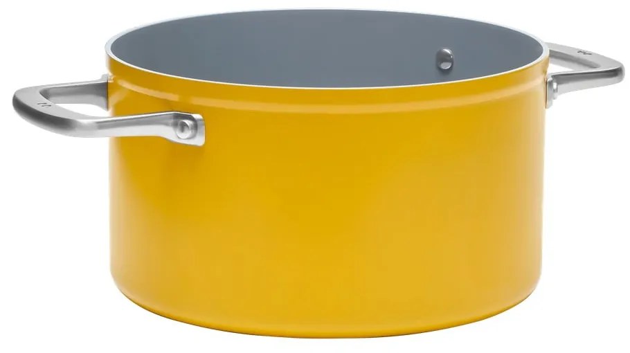 Pentola con coperchio incluso/con superficie in ceramica adatta all'induzione 5,5 l Meda 3.0 – FABINI