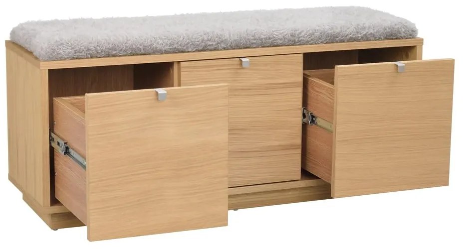 Panca in colore naturale effetto rovere 106 cm Confetti - Rowico