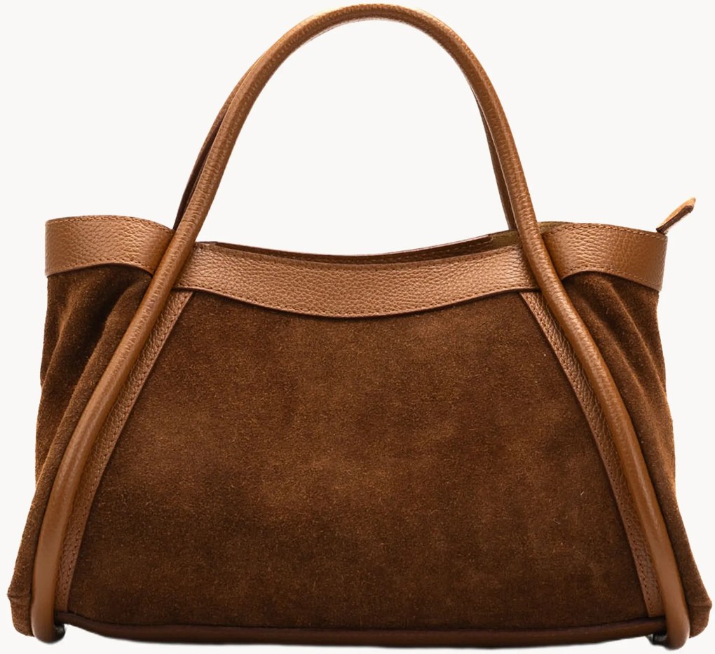 Borsa a mano in pelle fatta a mano Bacia