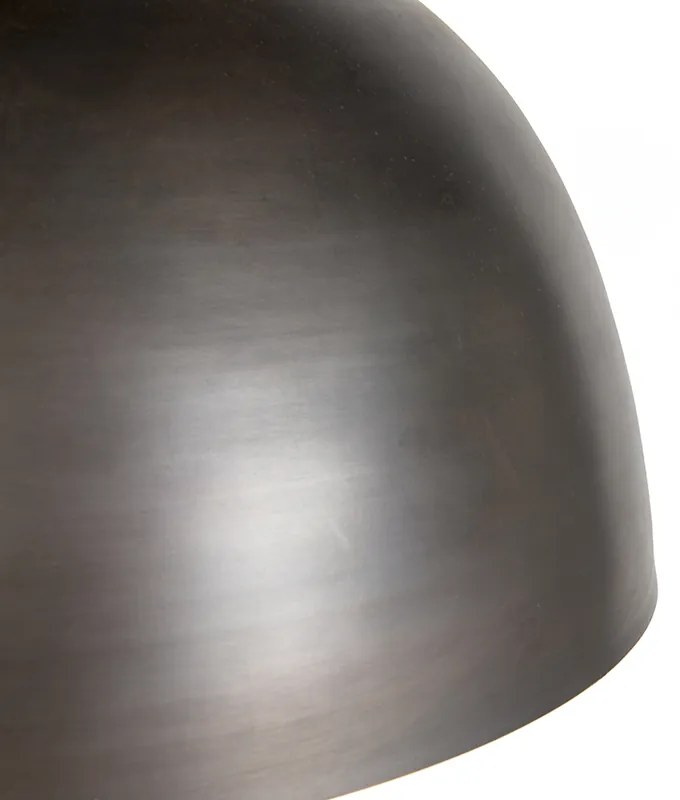 Lampada a sospensione industriale marrone anticato 60 cm - Hoodi
