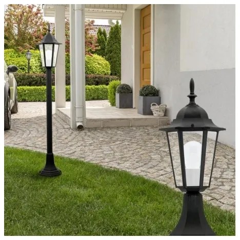 Lampada da esterno 1xE27/20W/230V IP43 96,5 cm nero