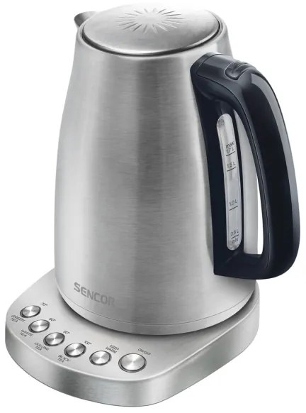 Sencor - Bollitore con termoregolazione 1,7 l 2200W/230V acciaio inossidabile