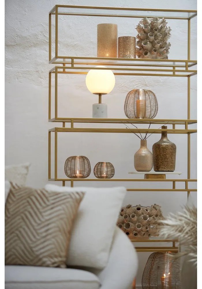 Lampada da tavolo bianca (altezza 35 cm) Medina - Light & Living