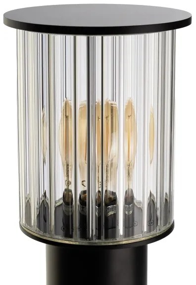 Argon 8749 - Lampada da esterno NORFOLK 1xE27/15W/230V IP44 52cm nero