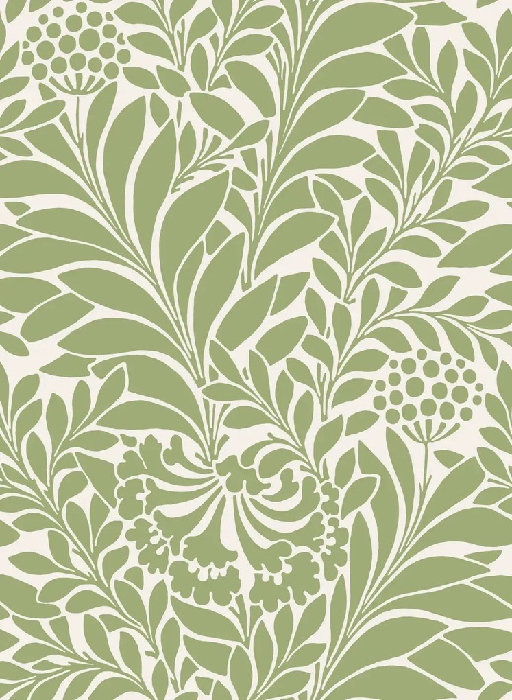 Cole & Son Carta da parati Honeysuckle - Spring Green