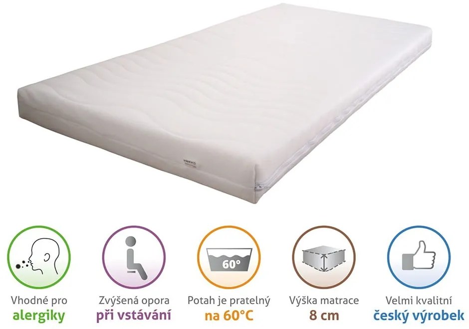 Materasso per bambini 60x120 cm Bella Baby - B.E.S.