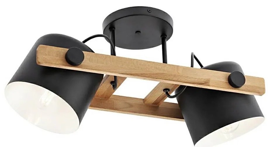 Redo 01-2400 - Plafoniera POOH 2xE27/42W/230V faggio