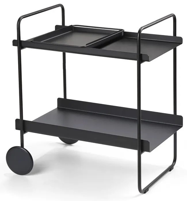 Tavolo da portata in metallo su ruote 40,5x61 cm A-Cocktail - Zone