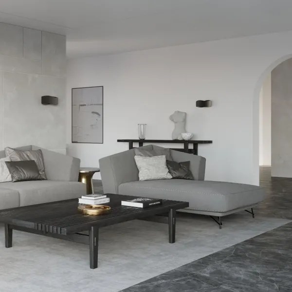 Sollux SL.1019 - Applique TILA 1xG9/40W/230V 30 cm nera