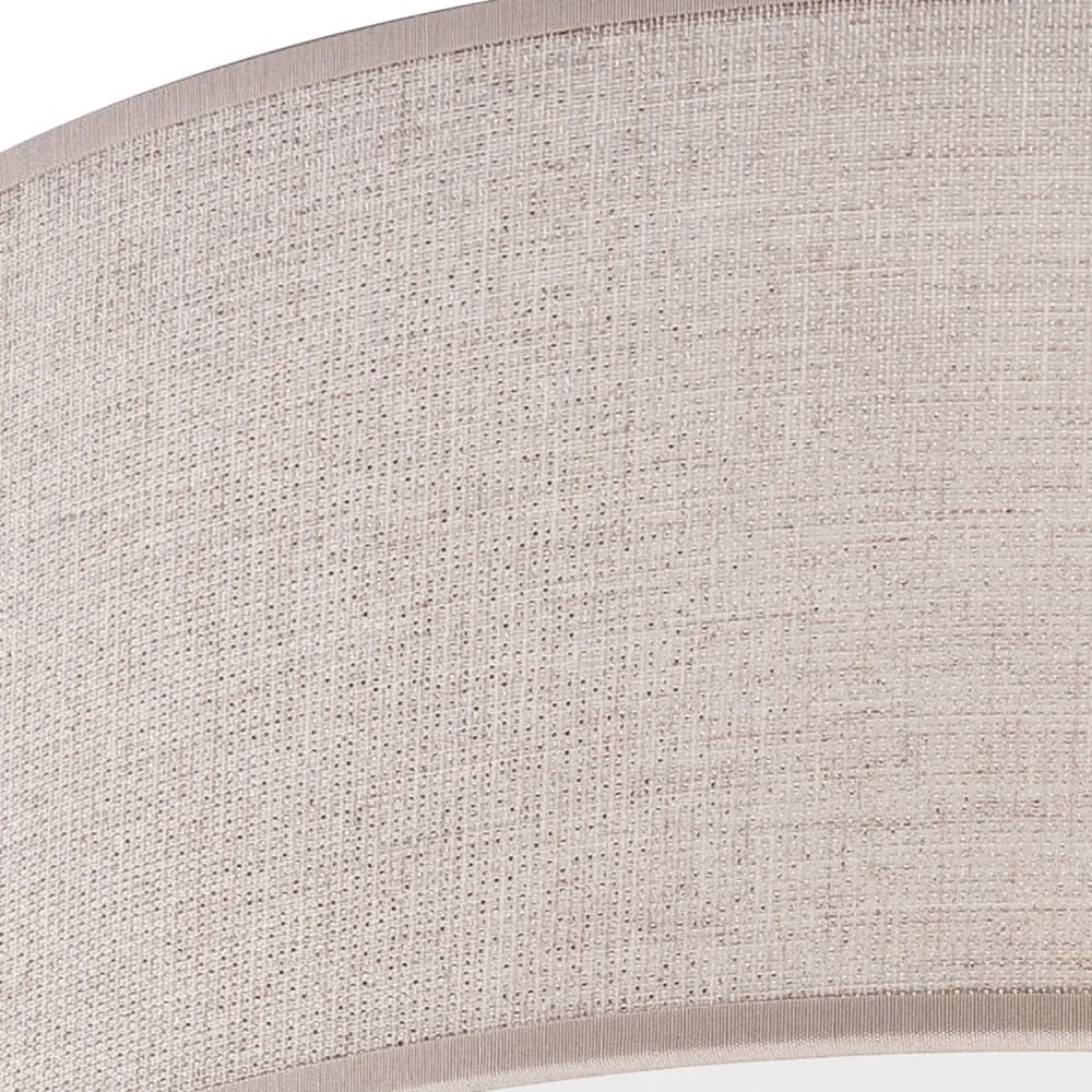 Lampada da soffitto grigio chiaro con paralume in tessuto ø 45 cm Vivian - LAMKUR