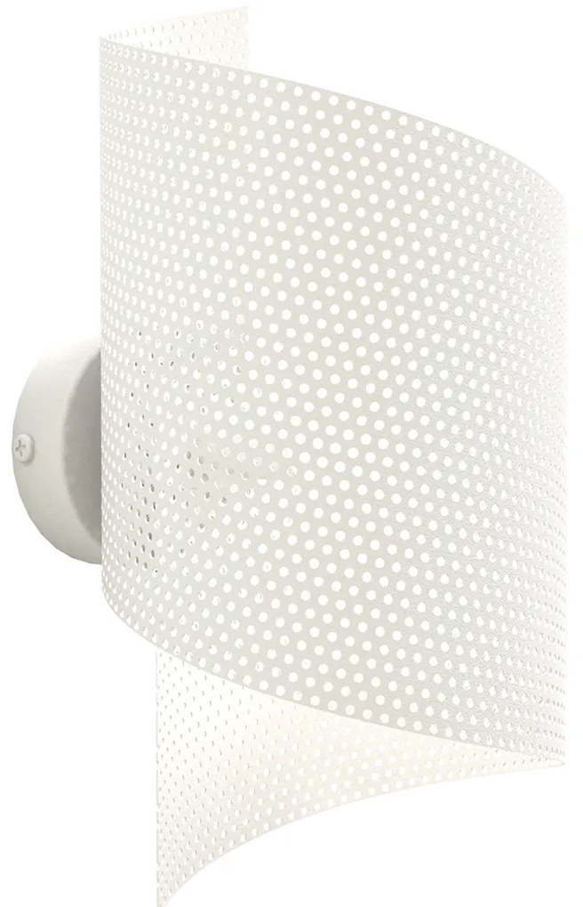 Applique Moderna Baldr 1 Luce Bianca