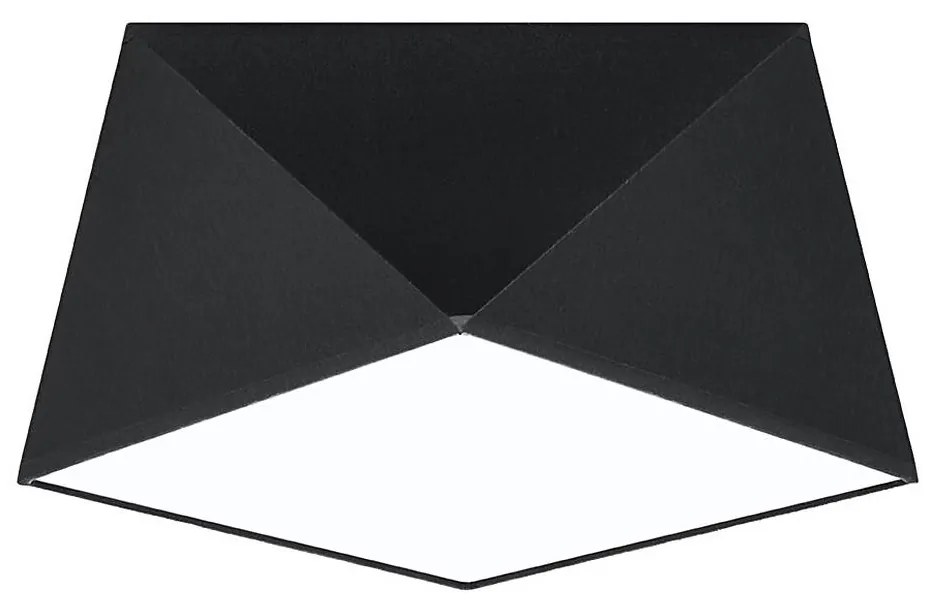 Plafoniera HEXA 1×E27/60W/230V nera