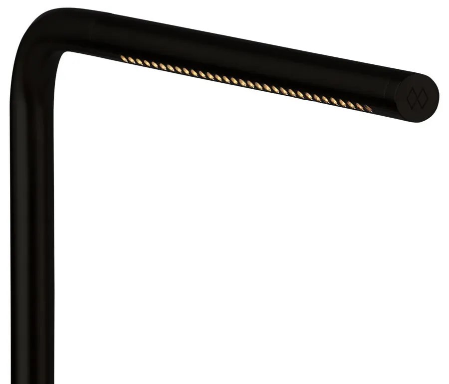 Lampada da tavolo LED nera in metallo con intensità regolabile (altezza totale 46 cm) Omni Table – UMAGE