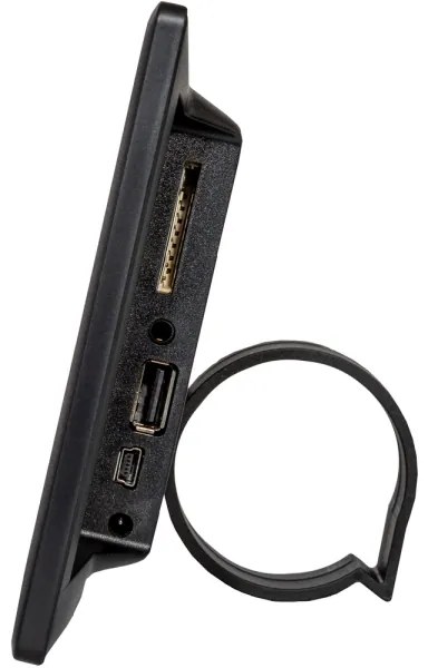 Sencor - Cornice per foto digitale con altoparlante 230V nero + telecomando