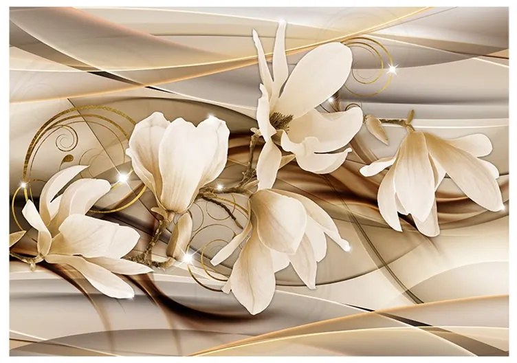 Fotomurale  Dance of Flowers  Colore Marrone, Dimensioni e Misure 200x140