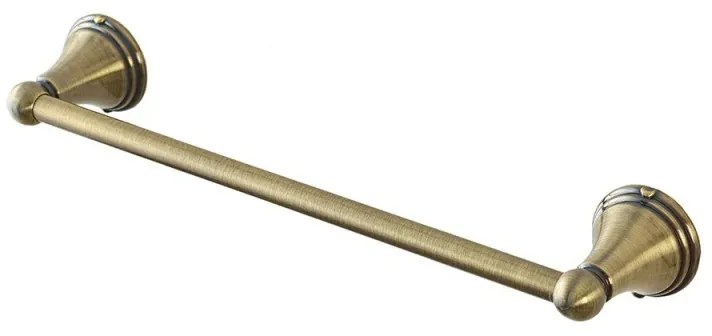 Porta asciugamani da muro 40 cm finitura bronzo kit di fissaggio incluso Iris